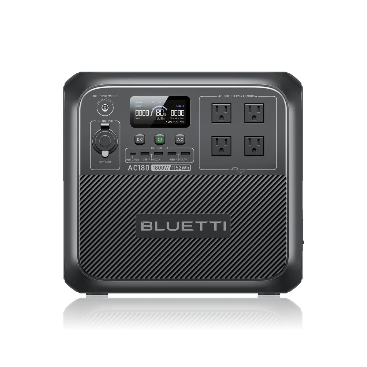 EcoFlow DELTA 3 Classic Portable Power Station (1024Wh) viewed from an angle, showing its side handle and vents.