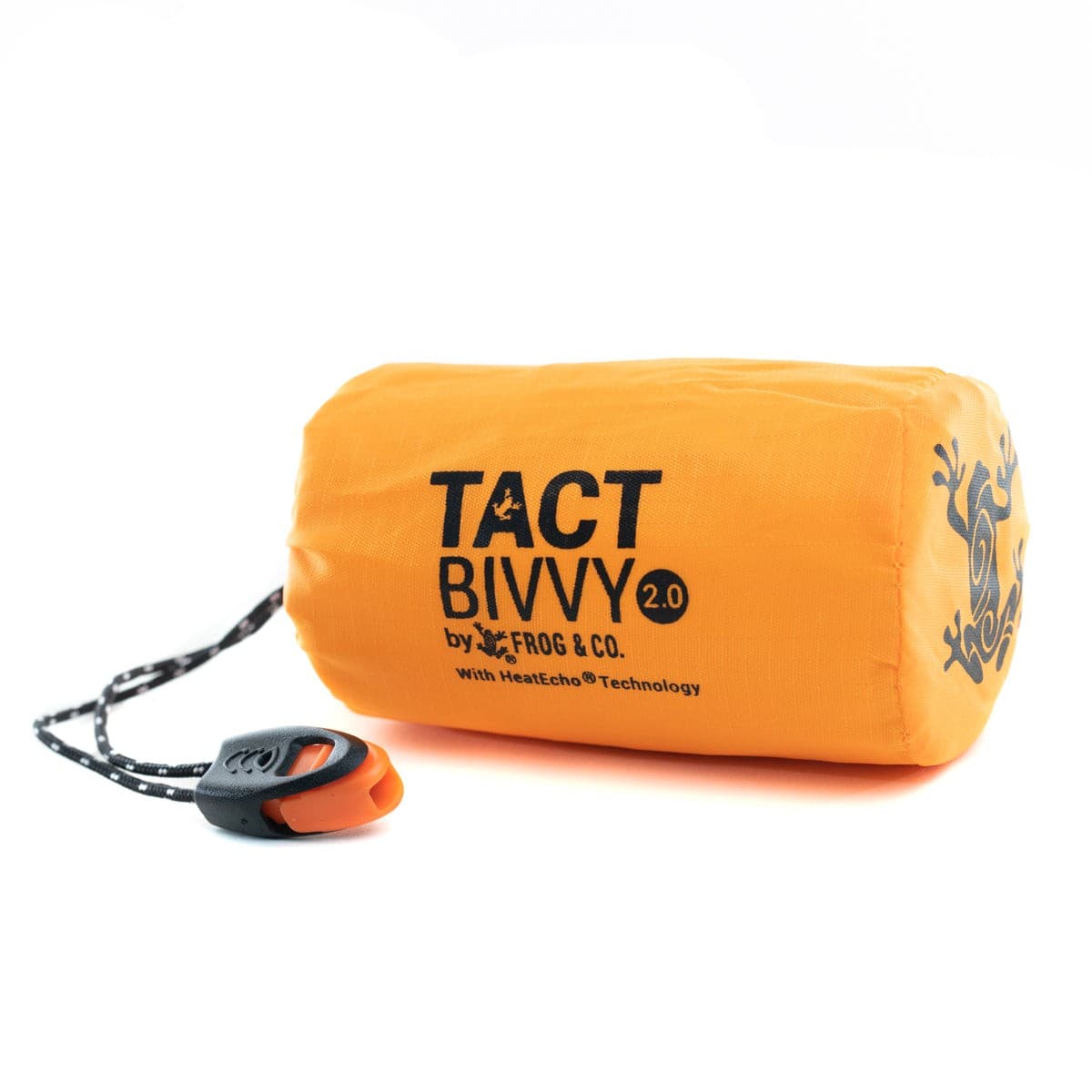 Tact Bivvy 2.0 emergency sleeping bag in its stuff sack